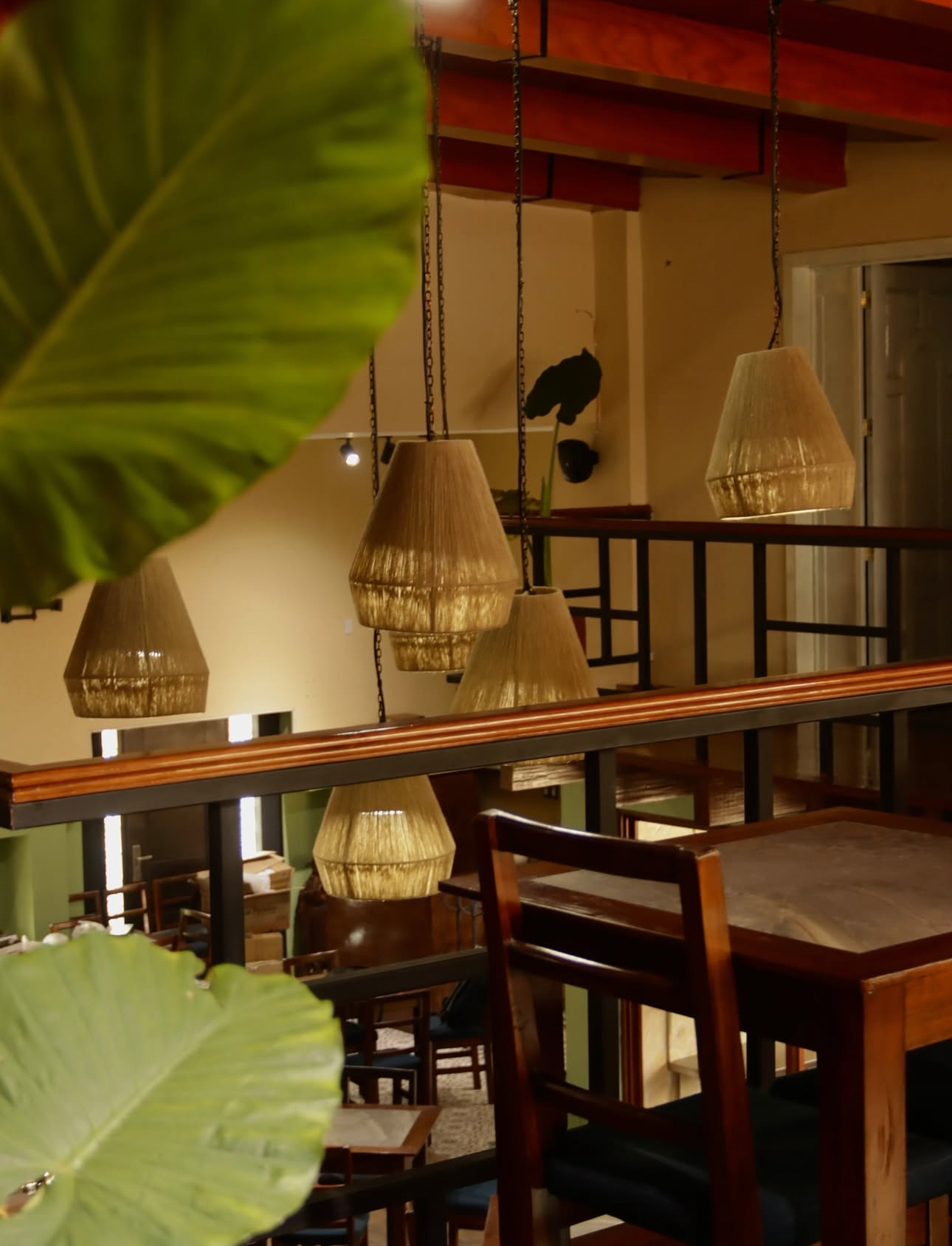 Interior de cafetería